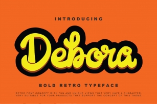 Debora - Retro Handwritten Script Font Download