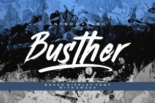 Busther - Handbrush Typeface Font Download