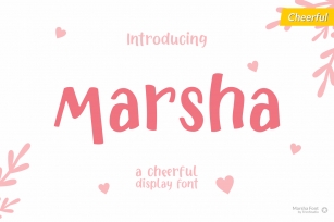 Marsha - Cheerful Font Font Download