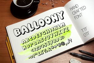 Balloony font Font Download