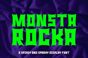 Monster Rock font - Monsta Rocka Font Download