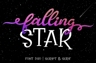 Falling Star Font Download