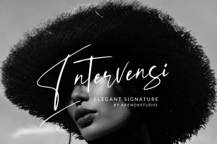 Intervensi Elegant Signature Font Download