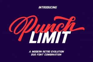 Punch Limit Font Combination Font Download