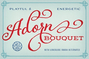Adorn Bouquet Font Download