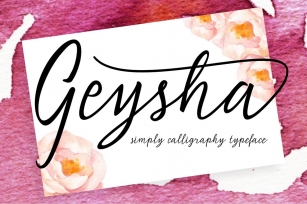 Geysha Script Font Download