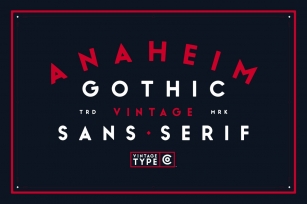 Anaheim Gothic Sans Font Download
