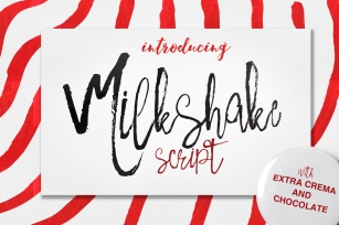 Milkshake and Extras Font Download