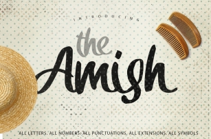 The Amish Typeface Font Download