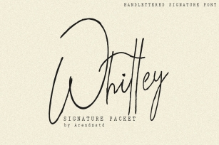 Whitley Signature Packet Font Download