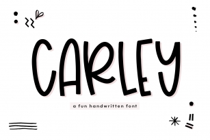 Carley - A Fun Handwritten Font Font Download