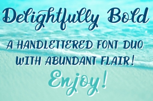 Delightfully Bold Font Download