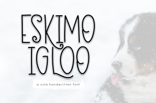Eskimo Igloo - A Fun & Quirky Font Font Download
