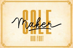 Sale Maker Font Download