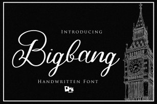 Bigbang - Handwritten Font Font Download