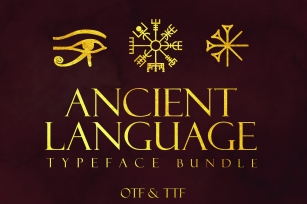 Ancient Languages Typeface Bundle Font Download