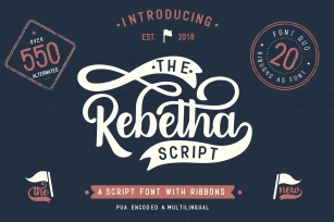 Rebetha Font DUO and extras Font Download