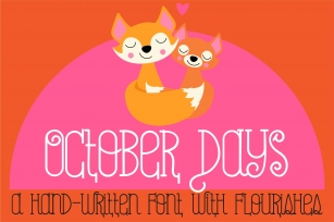 PN October Days Font Download