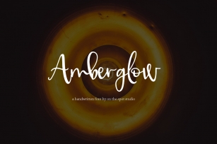 Amberglow Font Download