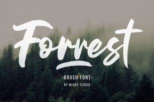 Forrest - Brush Font Font Download