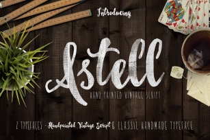 Astel Script Typeface Font Download