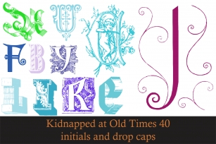 Kidnapped at Old Times 40 Font Download