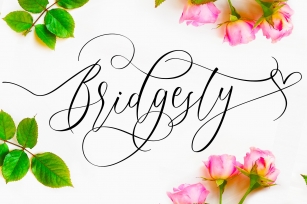 Bridgesty - Wedding Font Font Download