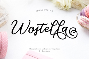 NEW | Wostella Script Font Download