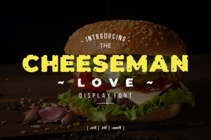 Cheesman Love Display Font Font Download