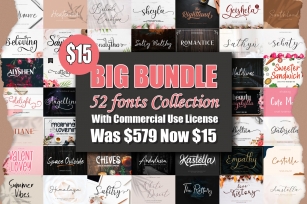 BIG BUNDLE - BEST FONT COLLECTIONS Font Download