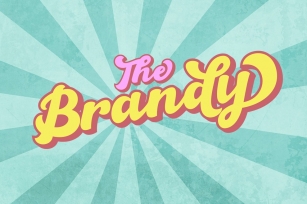 The Brandy Bold Retro Script Font Download