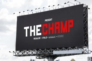 THECHAMP Font Download