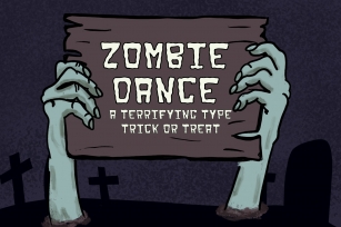 Zombie Dance - A terrifying type trick or treat! Font Download