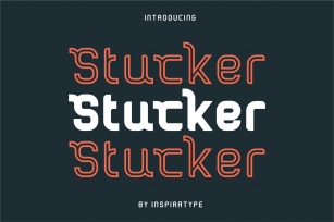 Stucker - Regular, Bold & Inline Font Download