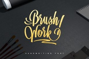 BrushWork TypeFace Font Download
