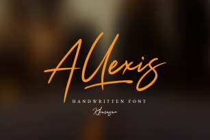 Allexis Signature Script Font Download