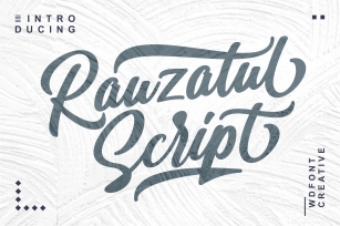 Rauzatul Script | Modern Stylish Font Font Download