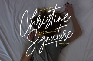 Christine Signature Font Download