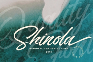 Shinola Handwritten Script Font Download