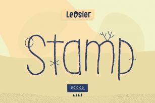 LeOsler Stamp Font Download