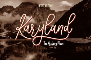 The Karyland  Natural Font Duo Font Download