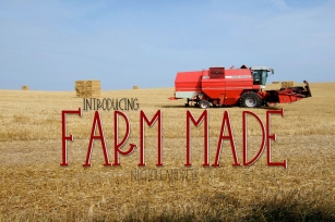 Farm Made - A Farmhouse Style Font Font Download