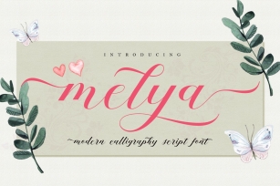 Melya Script Font Download