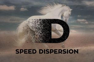 Speed Dispersion Font Font Download