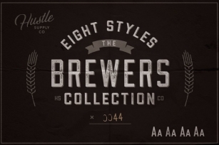 The Brewers Font Collection 8 Fonts Font Download