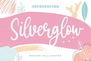 Silverglow Playful Modern Calligraphy Font Font Download