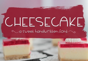 Cheesecake - A Sweet Handwritten Font Font Download