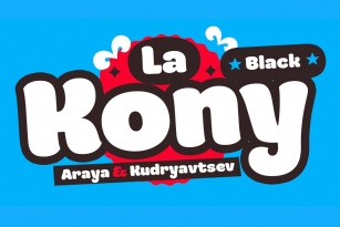 La KonyBlack Font Download