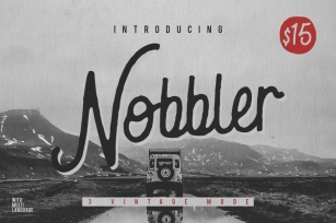 Nobbler Typeface Font Download