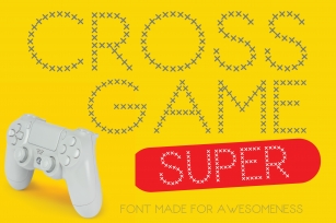 Cross Game Fun Font for Projects Font Download